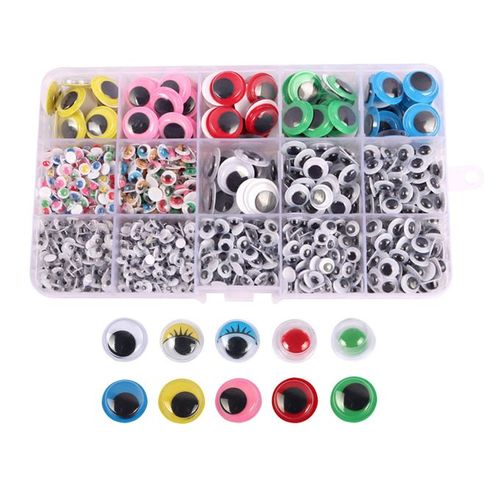 Generic 1120pc Giant Googly Wiggle Eyes Self Adhesive For Doll